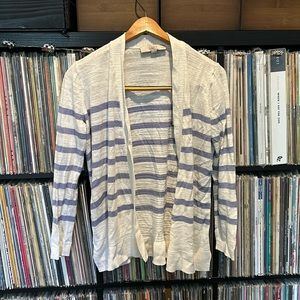 LOFT Lightweight Spring Summer Cardigan Size Medium Petite